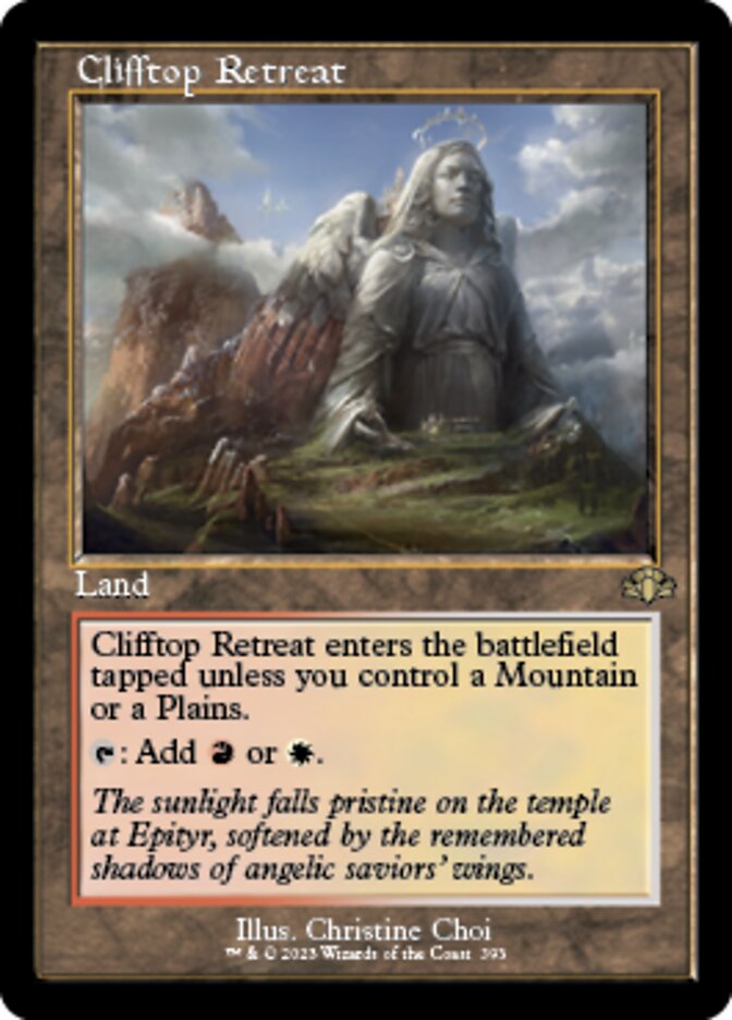 Clifftop Retreat (Retro) [Dominaria Remastered] | Rock City Comics