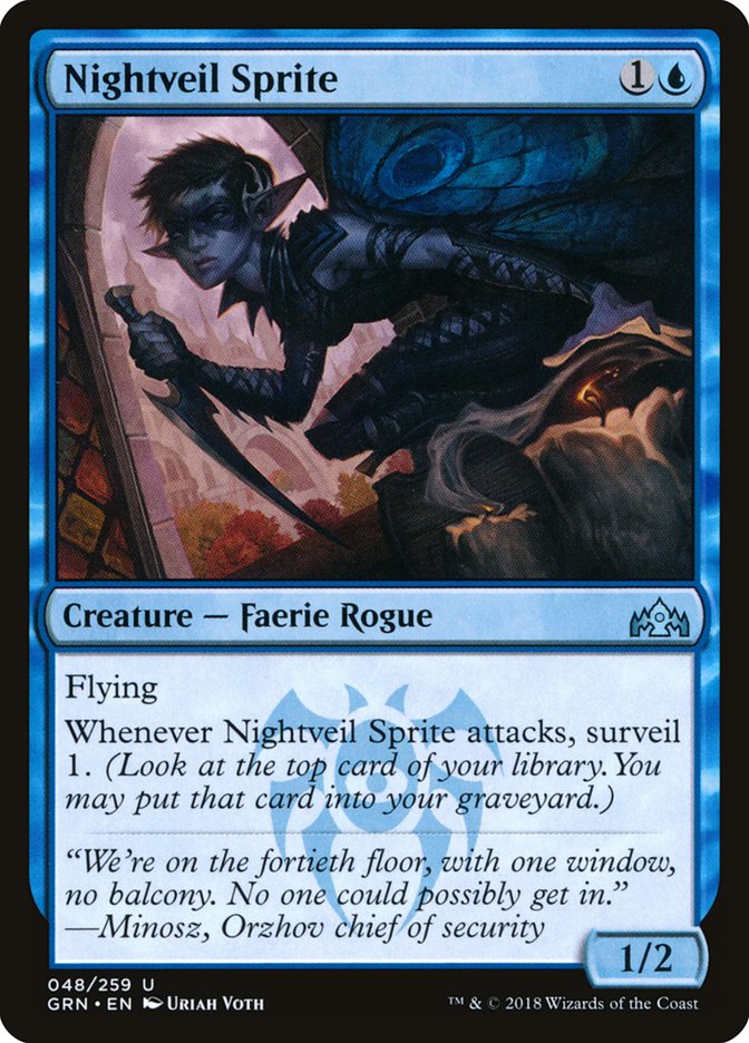 Nightveil Sprite [Guilds of Ravnica] | Rock City Comics