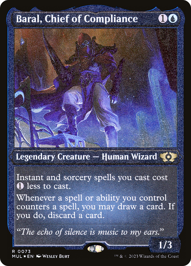 Baral, Chief of Compliance (Foil Etched) [Multiverse Legends] | Rock City Comics