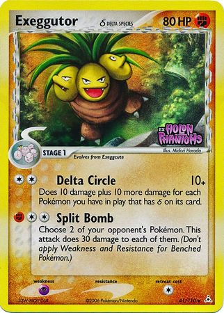 Exeggutor (41/110) (Delta Species) (Stamped) [EX: Holon Phantoms] | Rock City Comics