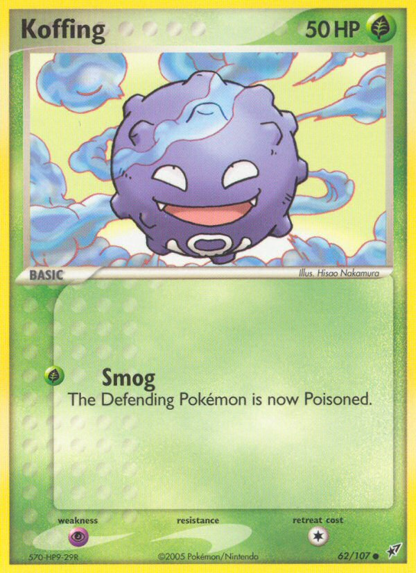 Koffing (62/107) [EX: Deoxys] | Rock City Comics