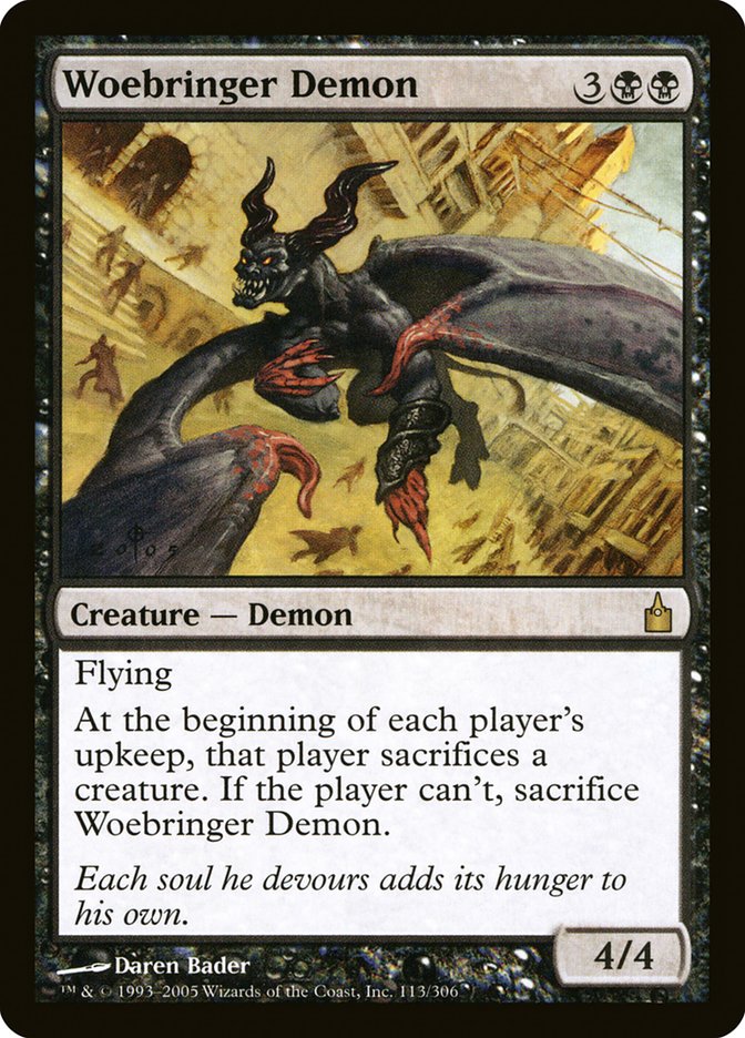 Woebringer Demon [Ravnica: City of Guilds] | Rock City Comics