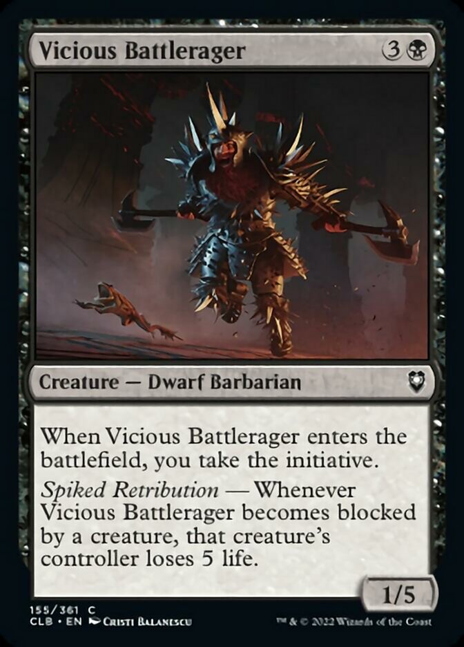 Vicious Battlerager [Commander Legends: Battle for Baldur's Gate] | Rock City Comics