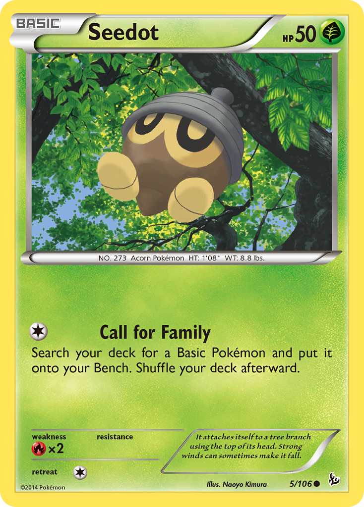 Seedot (5/106) [XY: Flashfire] | Rock City Comics