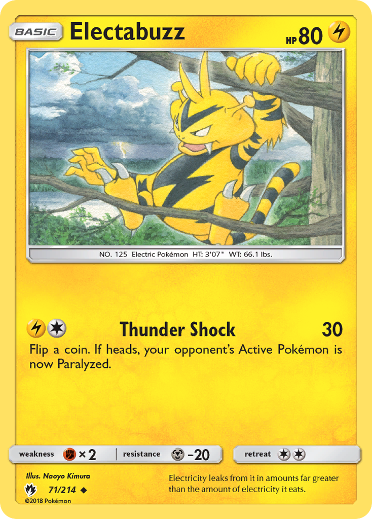 Electabuzz (71/214) [Sun & Moon: Lost Thunder] | Rock City Comics