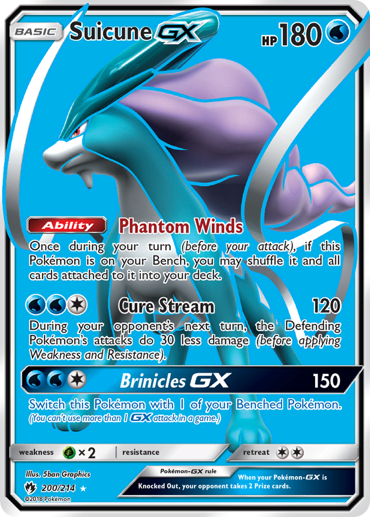 Suicune GX (200/214) [Sun & Moon: Lost Thunder] | Rock City Comics