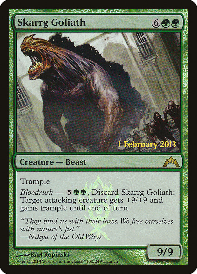 Skarrg Goliath (Launch) [Gatecrash Prerelease Promos] | Rock City Comics