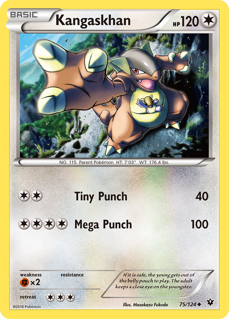 Kangaskhan (75/124) [XY: Fates Collide] | Rock City Comics