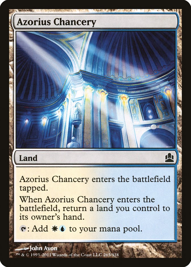 Azorius Chancery [Commander 2011] | Rock City Comics