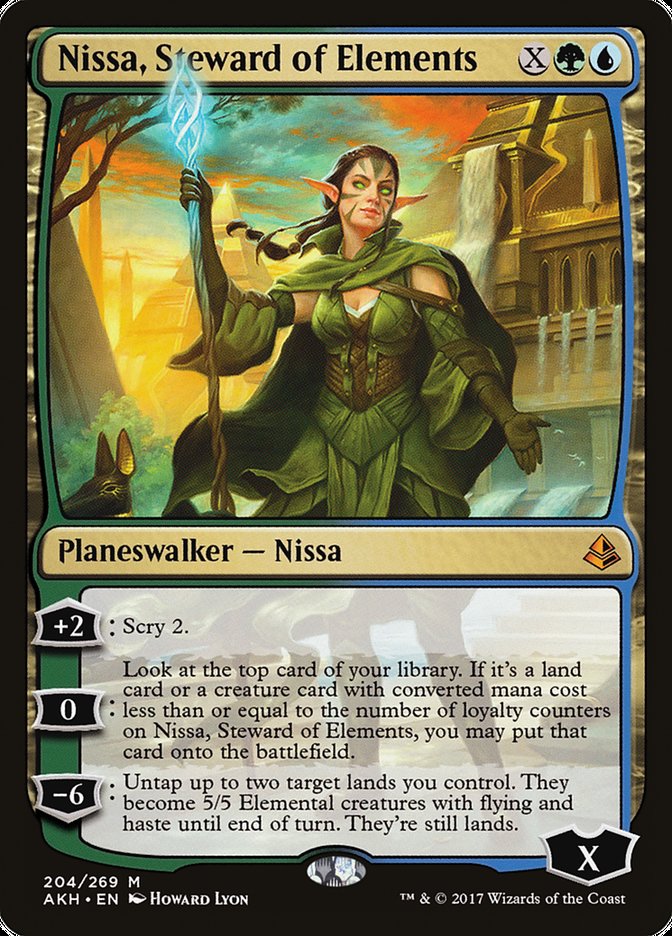 Nissa, Steward of Elements [Amonkhet] | Rock City Comics