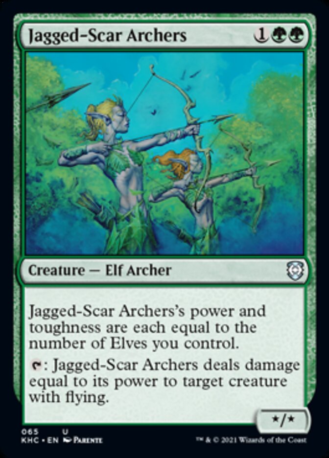 Jagged-Scar Archers [Kaldheim Commander] | Rock City Comics