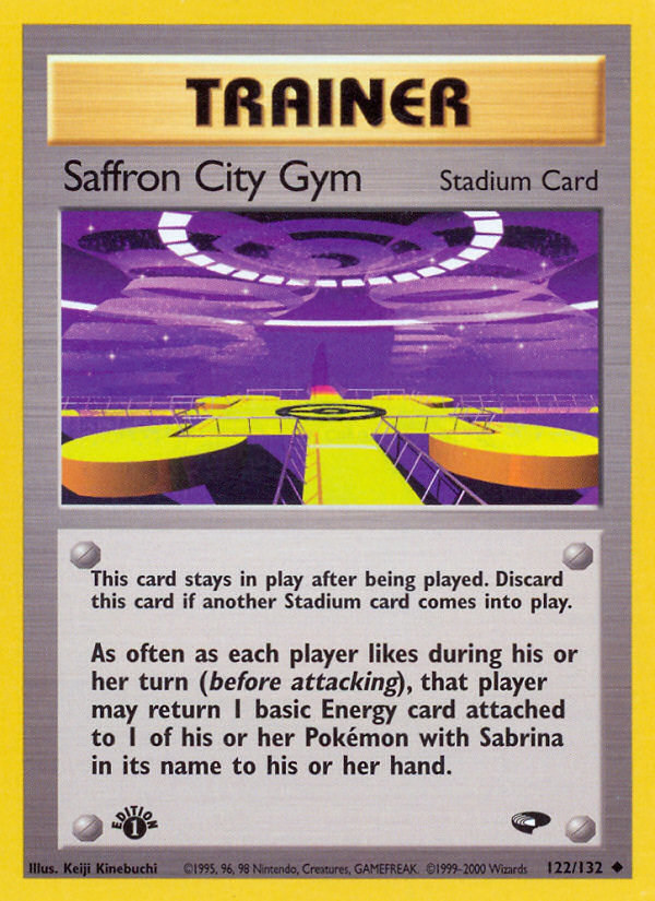 Saffron City Gym (122/132) [Gym Challenge 1st Edition] | Rock City Comics