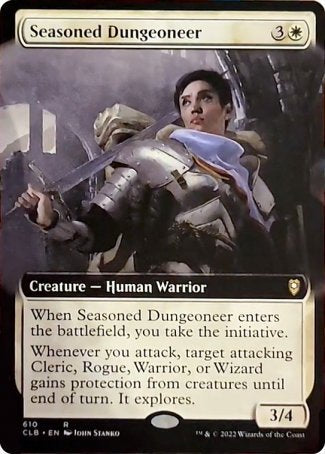 Seasoned Dungeoneer (Extended Art) [Commander Legends: Battle for Baldur's Gate] | Rock City Comics