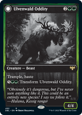 Ulvenwald Oddity // Ulvenwald Behemoth [Innistrad: Double Feature] | Rock City Comics