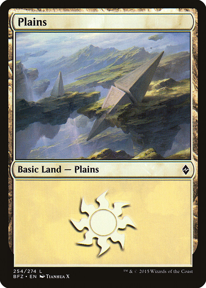 Plains (254a) [Battle for Zendikar] | Rock City Comics