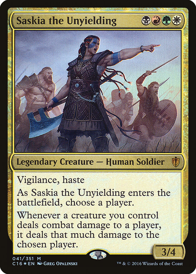 Saskia the Unyielding [Commander 2016] | Rock City Comics