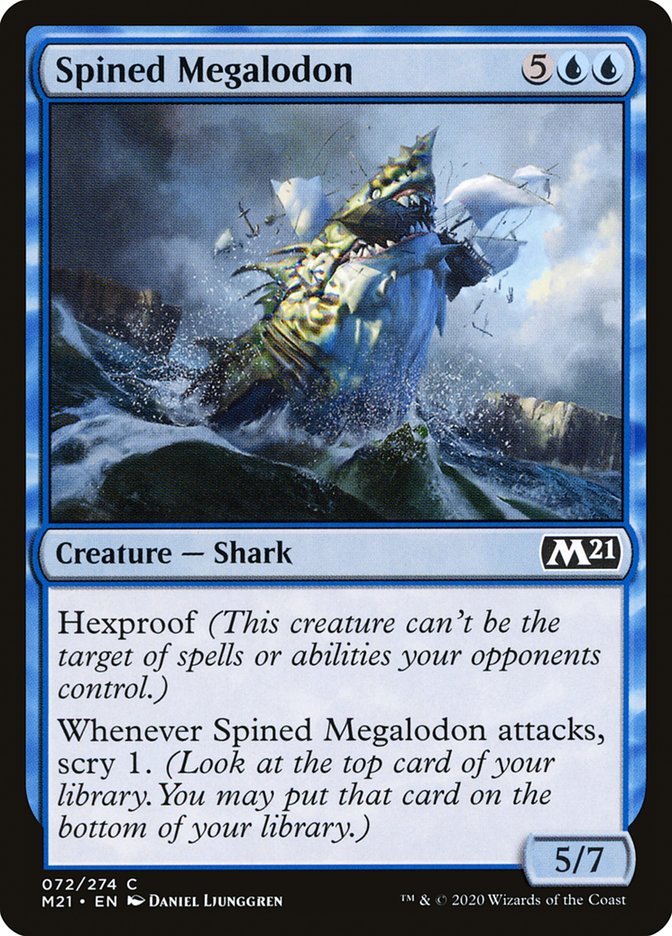 Spined Megalodon [Core Set 2021] | Rock City Comics