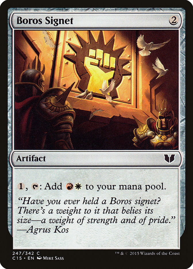 Boros Signet [Commander 2015] | Rock City Comics