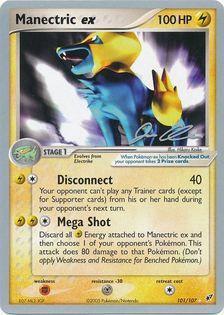 Manectric ex (101/107) (Mewtrick - Jason Klaczynski) [World Championships 2006] | Rock City Comics