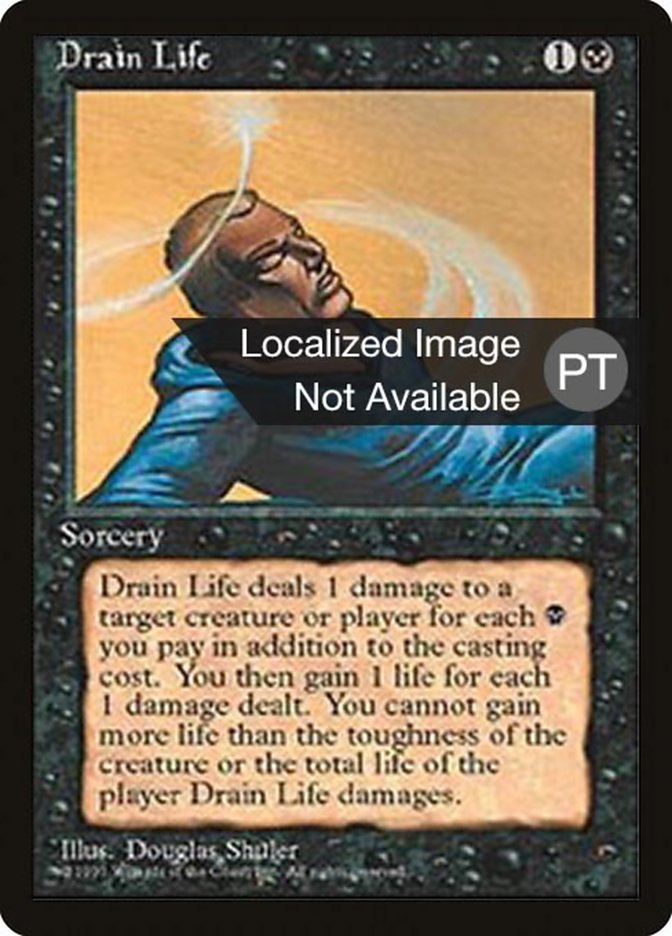 Drain Life [Fourth Edition (Foreign Black Border)] | Rock City Comics