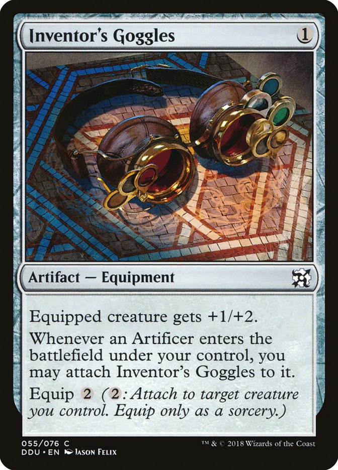 Inventor's Goggles [Duel Decks: Elves vs. Inventors] | Rock City Comics