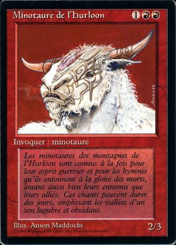 Hurloon Minotaur [Foreign Black Border] | Rock City Comics