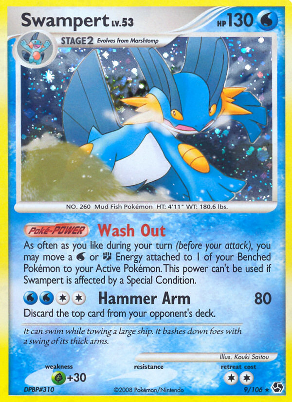 Swampert (9/106) [Diamond & Pearl: Great Encounters] | Rock City Comics