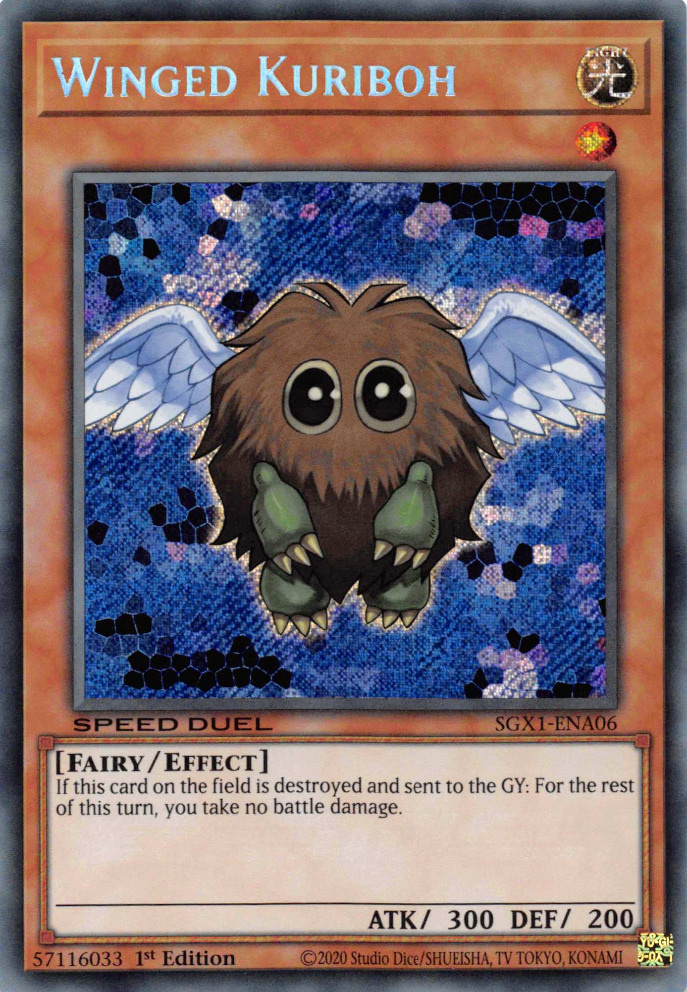 Winged Kuriboh [SGX1-ENA06] Secret Rare | Rock City Comics