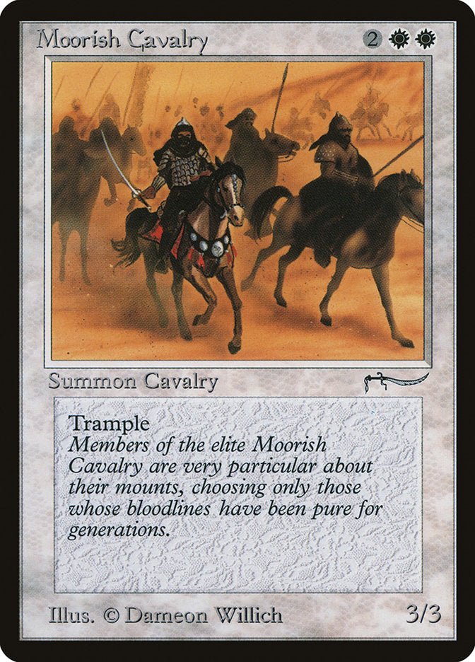 Moorish Cavalry (Dark Mana Cost) [Arabian Nights] | Rock City Comics