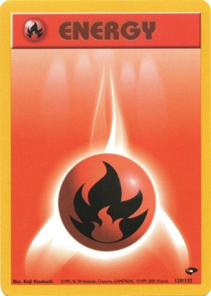 Fire Energy (128/132) [Gym Challenge Unlimited] | Rock City Comics