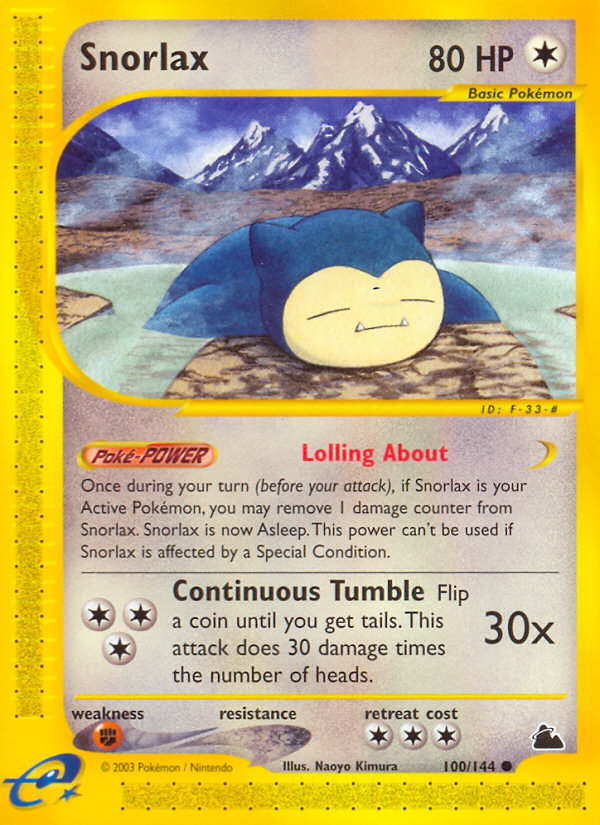 Snorlax (100/144) [Skyridge] | Rock City Comics