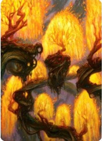 Grove of the Burnwillows Art Card [Zendikar Rising Art Series] | Rock City Comics