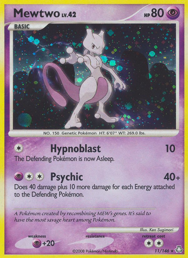 Mewtwo (11/146) [Diamond & Pearl: Legends Awakened] | Rock City Comics