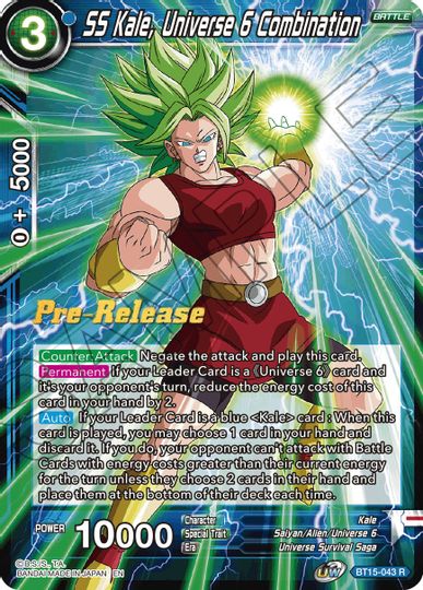 SS Kale, Universe 6 Combination (BT15-043) [Saiyan Showdown Prerelease Promos] | Rock City Comics