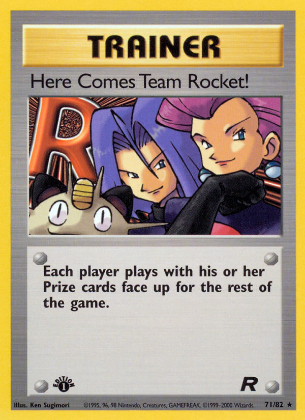 Here Comes Team Rocket! (71/82) [Team Rocket 1st Edition] | Rock City Comics