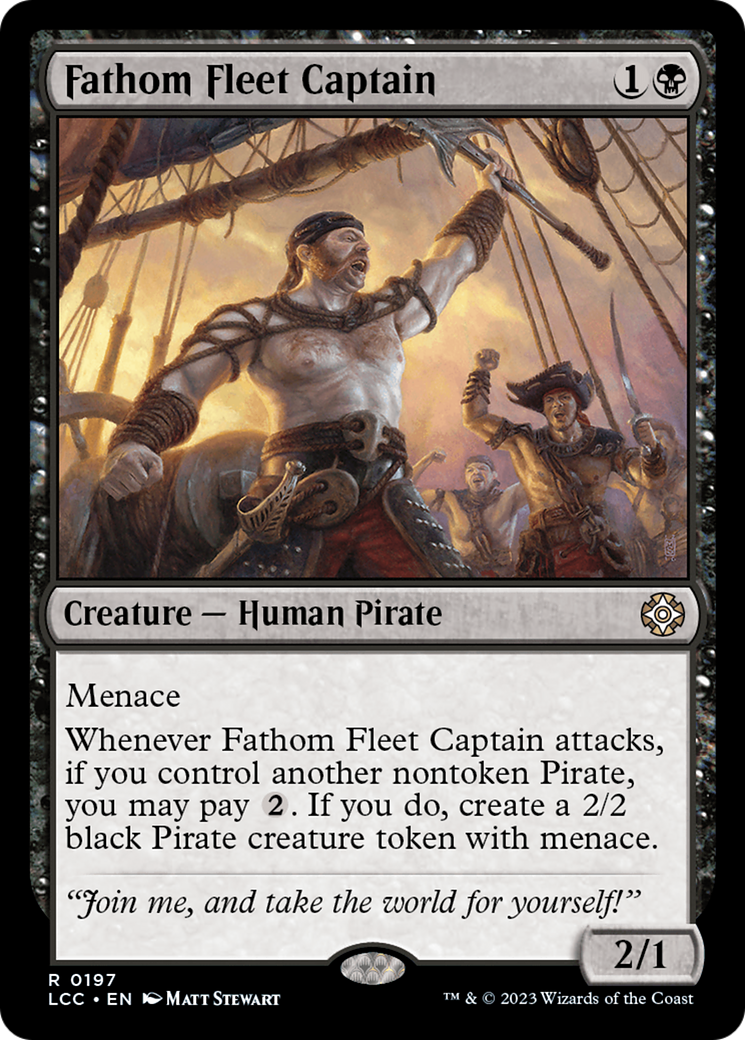 Fathom Fleet Captain [The Lost Caverns of Ixalan Commander] | Rock City Comics