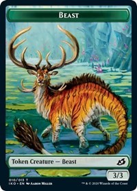 Beast (010) // Hydra Double-sided Token [Commander 2020 Tokens] | Rock City Comics