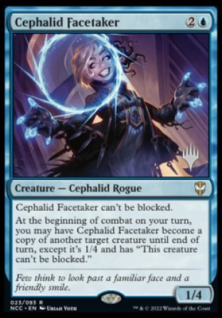 Cephalid Facetaker (Promo Pack) [Streets of New Capenna Commander Promos] | Rock City Comics