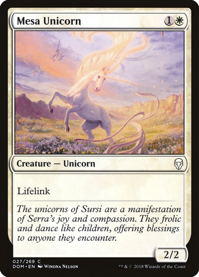 Mesa Unicorn [Dominaria] | Rock City Comics