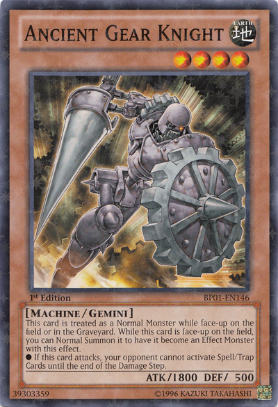 Ancient Gear Knight [BP01-EN146] Starfoil Rare | Rock City Comics