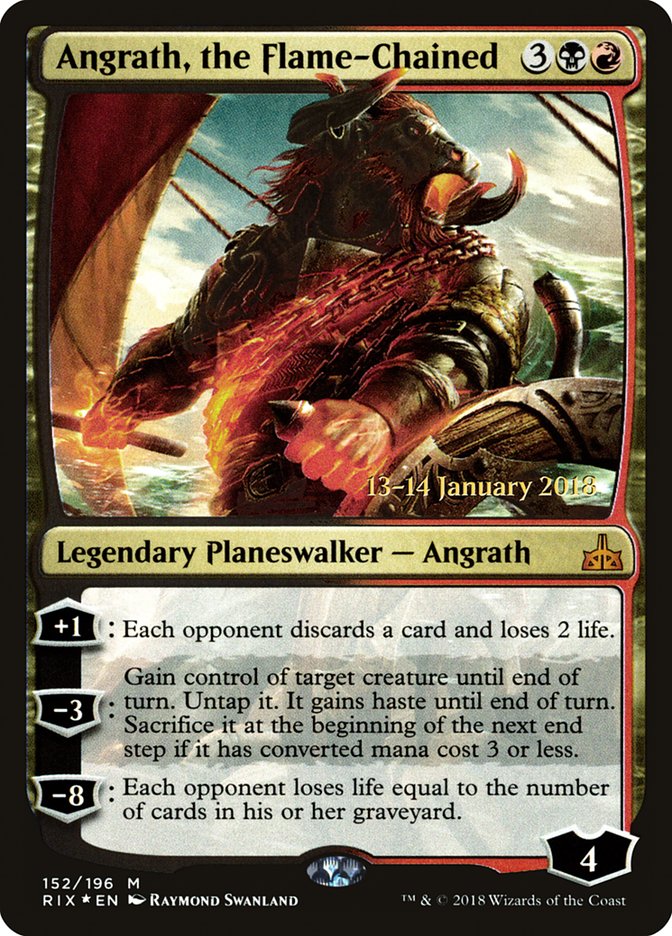 Angrath, the Flame-Chained [Rivals of Ixalan Prerelease Promos] | Rock City Comics