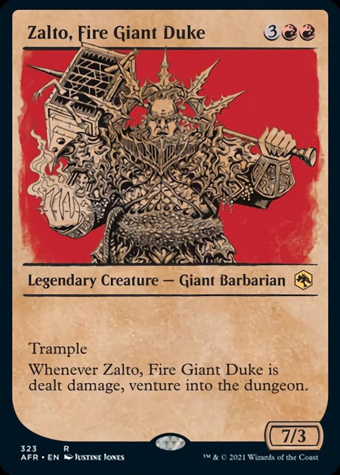 Zalto, Fire Giant Duke (Showcase) [Dungeons & Dragons: Adventures in the Forgotten Realms] | Rock City Comics