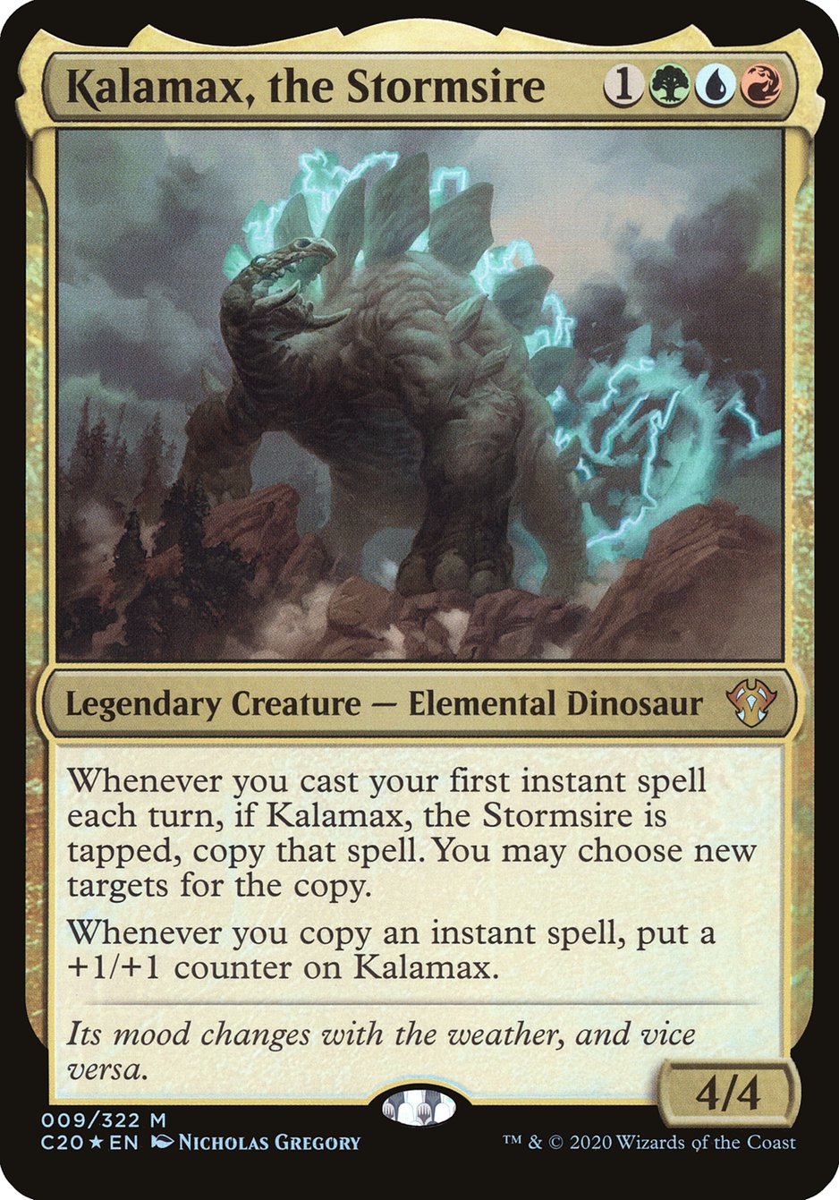 Kalamax, the Stormsire (Oversized) [Commander 2020 Oversized] | Rock City Comics