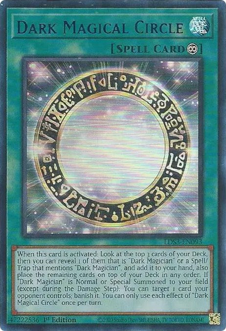 Dark Magical Circle (Blue) [LDS3-EN093] Ultra Rare | Rock City Comics