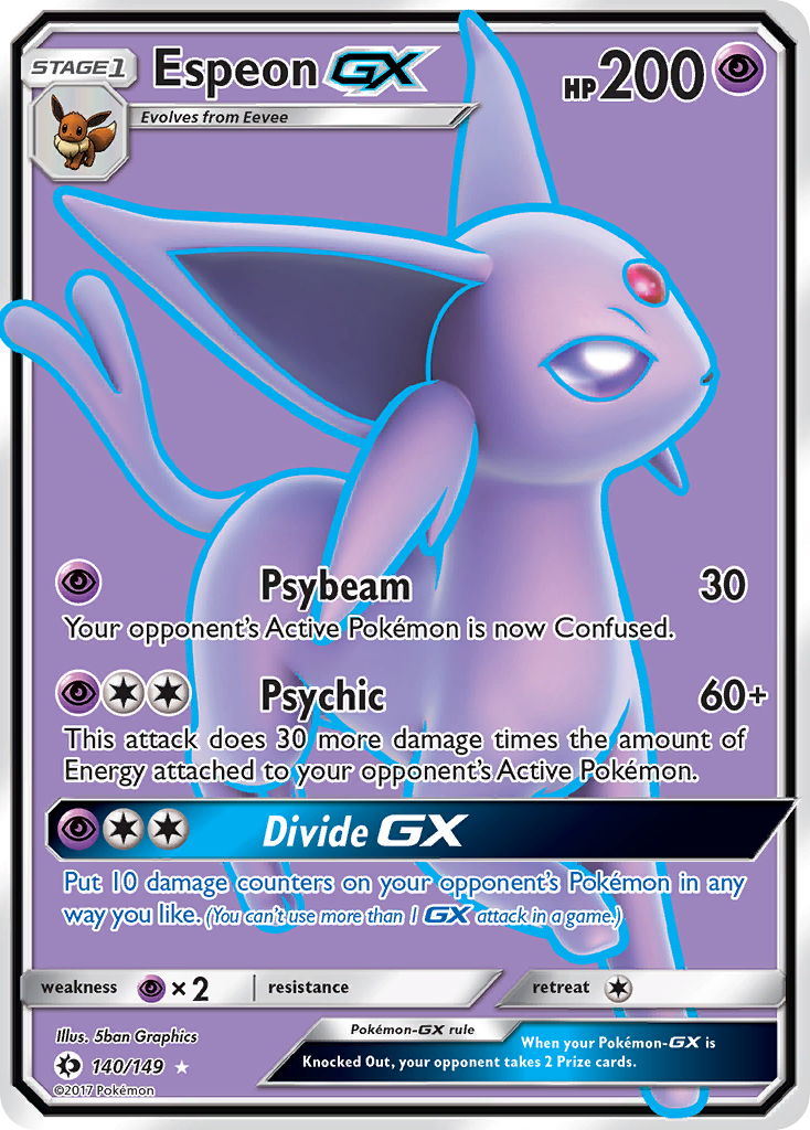 Espeon GX (140/149) [Sun & Moon: Base Set] | Rock City Comics