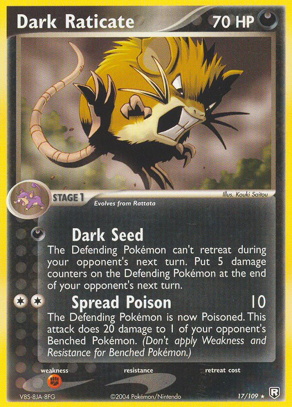 Dark Raticate (17/109) [EX: Team Rocket Returns] | Rock City Comics