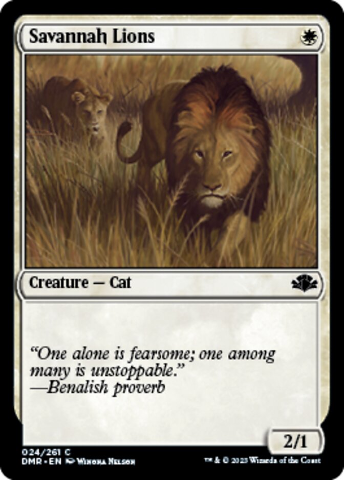 Savannah Lions [Dominaria Remastered] | Rock City Comics