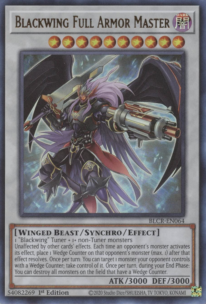 Blackwing Full Armor Master [BLCR-EN064] Ultra Rare | Rock City Comics