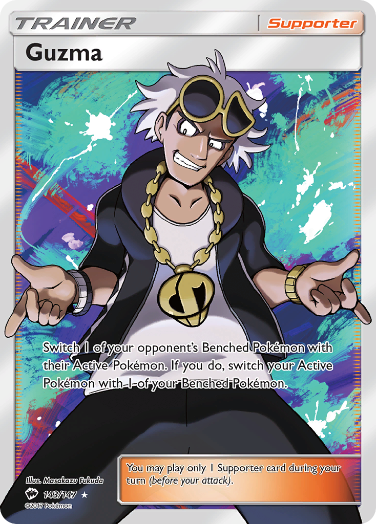 Guzma (143/147) [Sun & Moon: Burning Shadows] | Rock City Comics