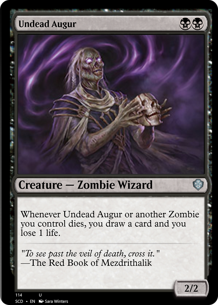 Undead Augur [Starter Commander Decks] | Rock City Comics